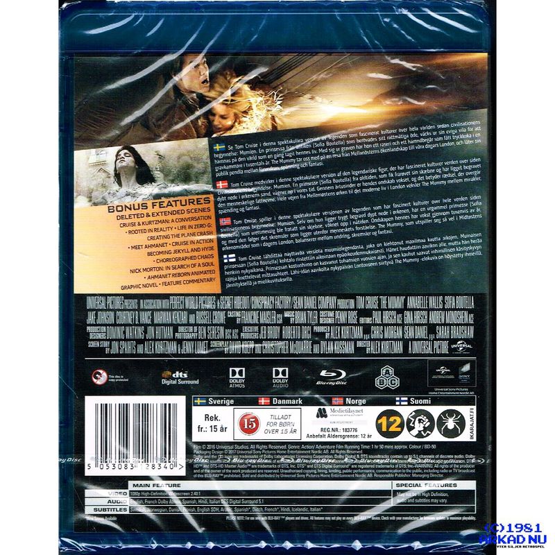 THE MUMMY BLU-RAY