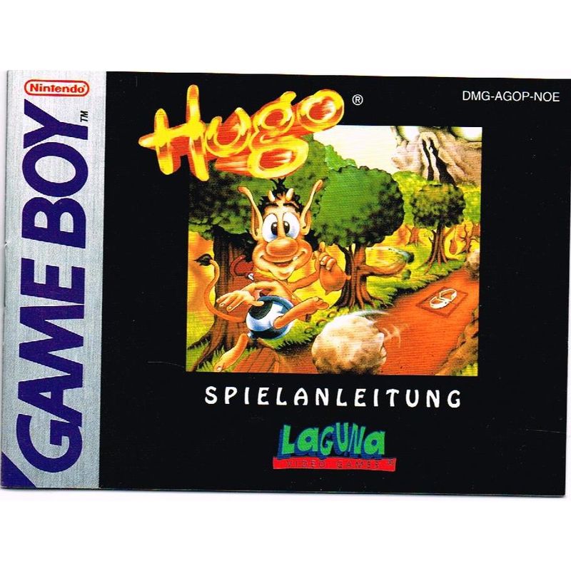 HUGO GAMEBOY MED SVENSKT HÄFTE