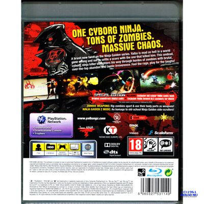 YAIBA NINJA GAIDEN Z SPECIAL EDITION PS3