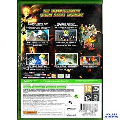 NARUTO SHIPPUDEN ULTIMATE NINJA STORM REVOLUTION XBOX 360