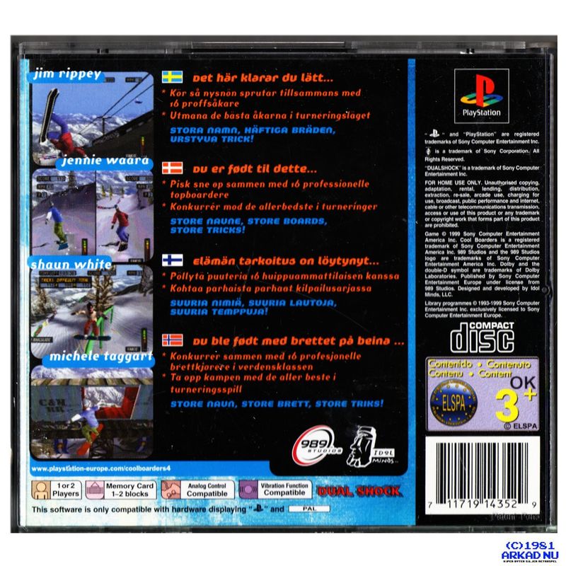 COOL BOARDERS 4 PS1