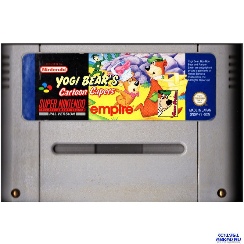 YOGI BEARS CARTOON CAPERS SNES SCN