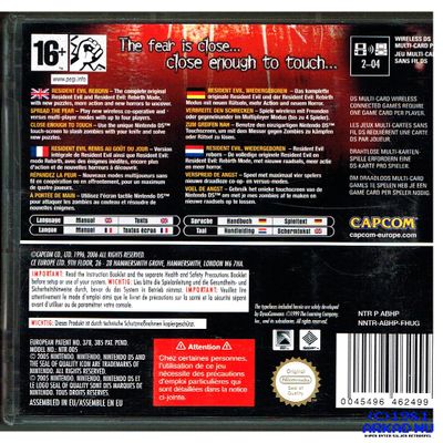 RESIDENT EVIL DEADLY SILENCE DS