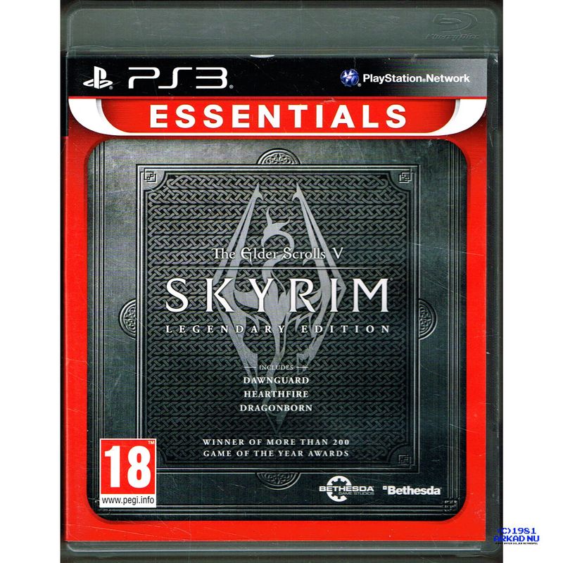 THE ELDER SCROLLS V SKYRIM LEGENDARY EDITION PS3