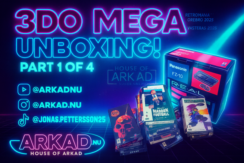 🎮 3DO UNBOXING – Epic haul with FZ-10 & tons of games  - En episk haul med FZ-10 & massor av spel📦🔥