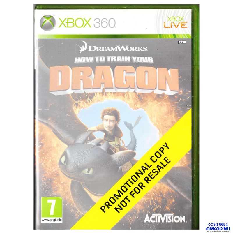 HOW TO TRAIN YOUR DRAGON XBOX 360 PROMO