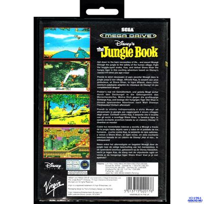 JUNGLE BOOK MEGADRIVE