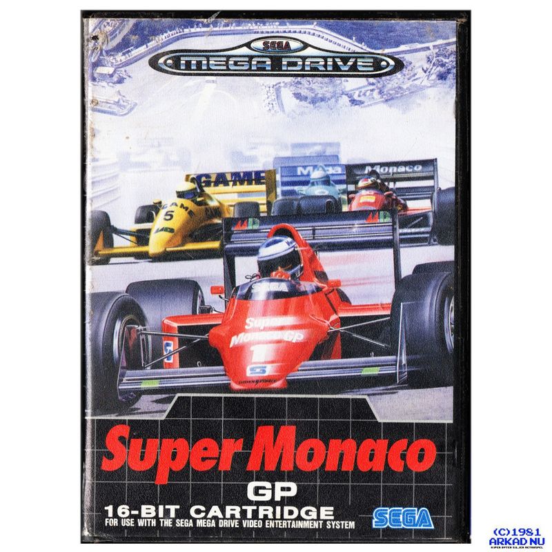 SUPER MONACO GP MEGADRIVE