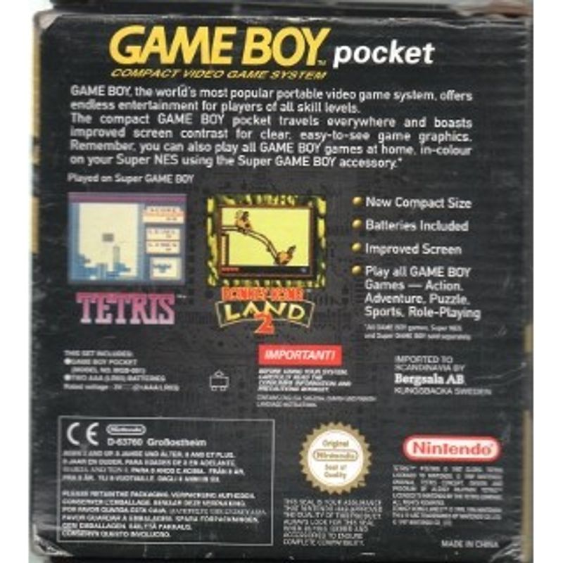 GAMEBOY POCKET GUL