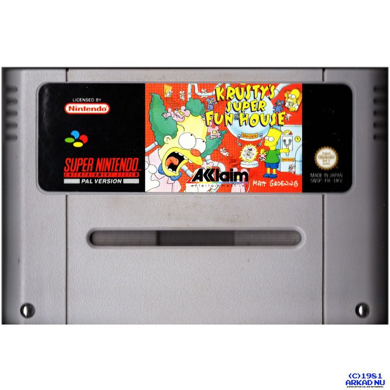 KRUSTYS SUPER FUN HOUSE SNES