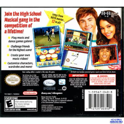 DISNEY HIGH SCHOOL MUSICAL MAKIN THE CUT DS