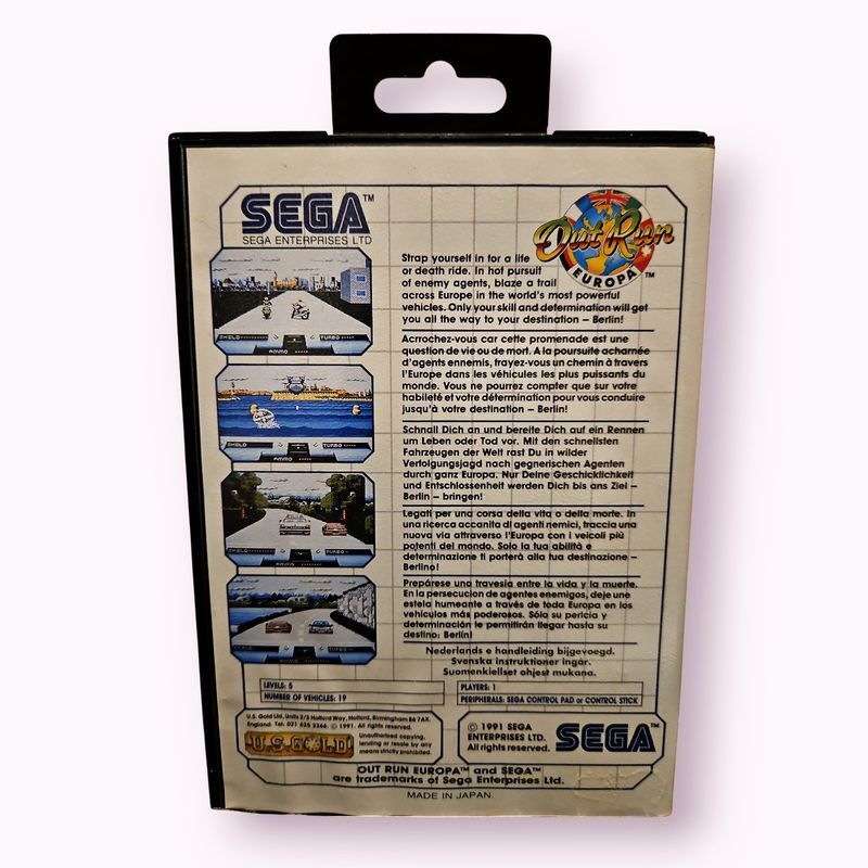 OUTRUN EUROPA MASTERSYSTEM