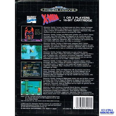 X-MEN MEGADRIVE