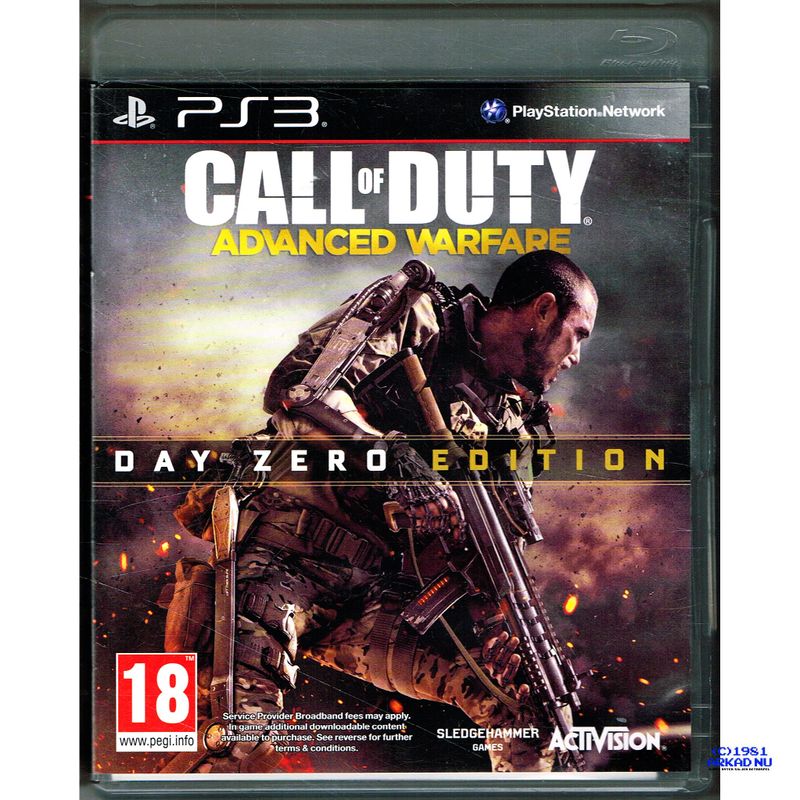 CALL OF DUTY ADVANCED WARFARE DAY ZERO EDITION PS3 