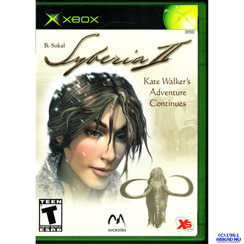 SYBERIA II XBOX NTSC USA