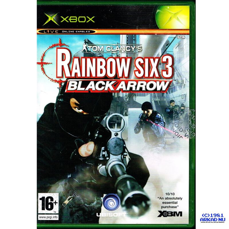 TOM CLANCYS RAINBOW SIX 3 BLACK ARROW XBOX