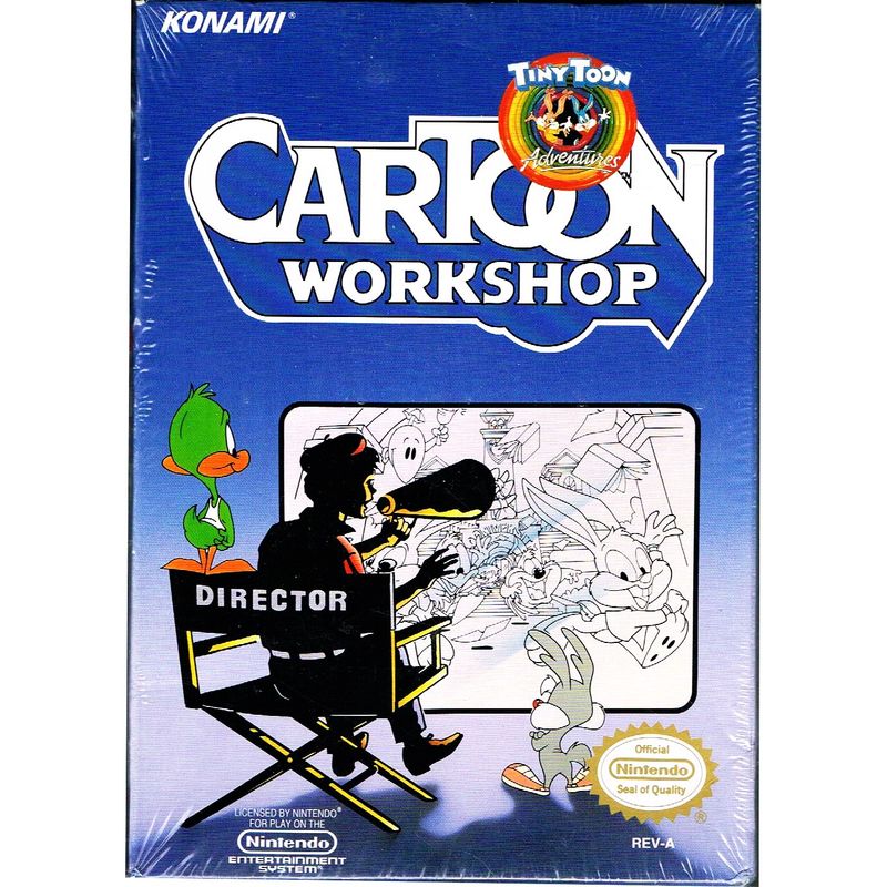 TINY TOON ADVENTURES CARTOON WORKSHOP NES REV-A