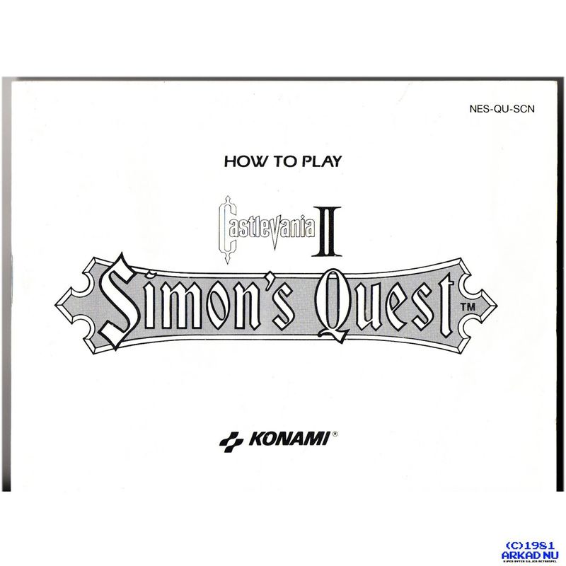 CASTLEVANIA II SIMONS QUEST NES SCN