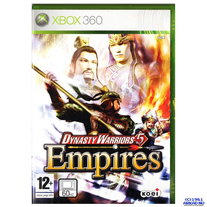 DYNASTY WARRIORS 5 EMPIRES XBOX 360