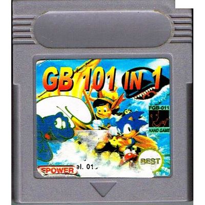 GB 101 IN 1 GAMEBOY BOOTLEG