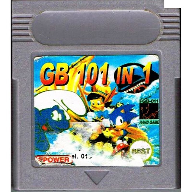 GB 101 IN 1 GAMEBOY BOOTLEG