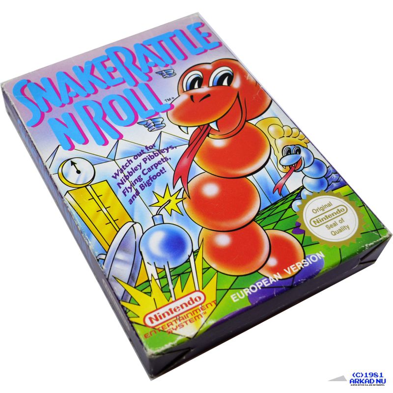 SNAKE RATTLE N ROLL NES SCN