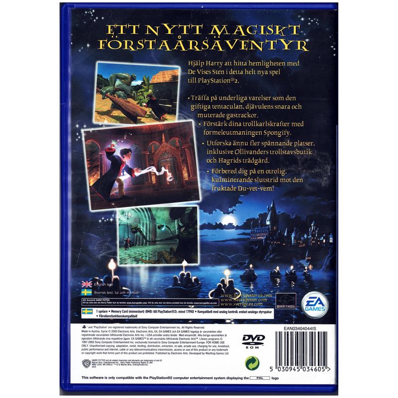 HARRY POTTER OCH DE VISES STEN PS2