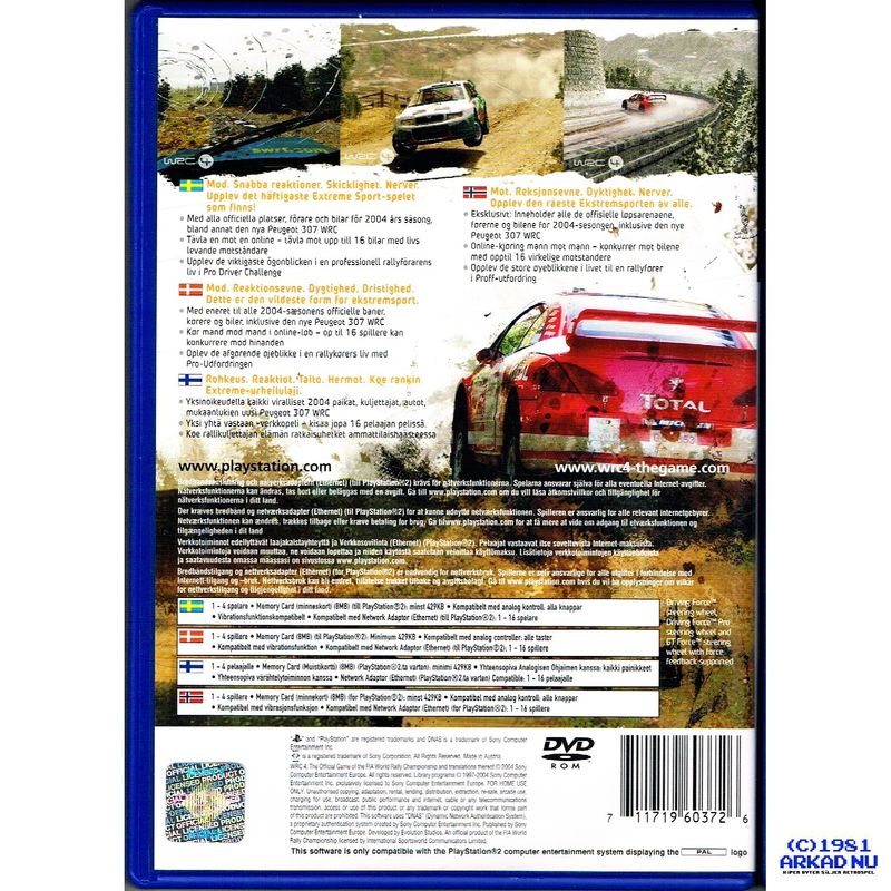 WRC 4 FIA WORLD RALLY CHAMPIONSHIP PS2