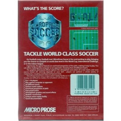 MICROPROSE SOCCER C64 DISK