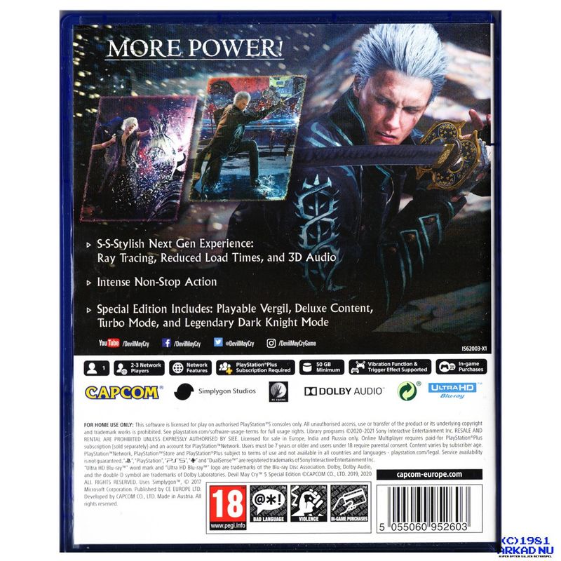 DEVIL MAY CRY 5 SPECIAL EDITION PS5