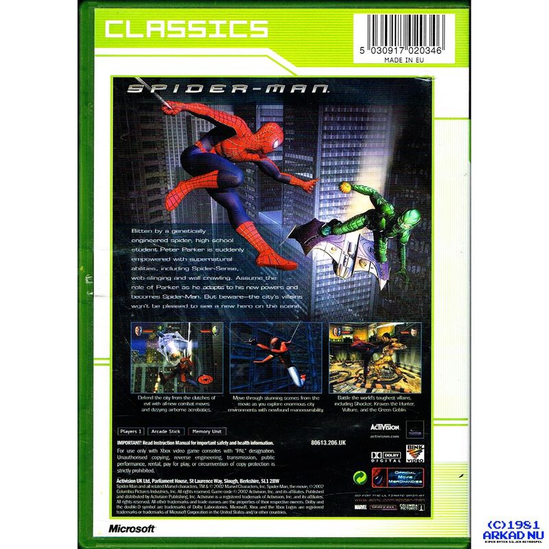 SPIDER-MAN XBOX