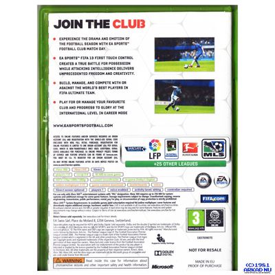 FIFA 13 XBOX 360