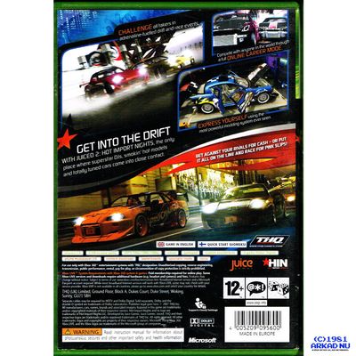 JUICED 2 HOT IMPORT NIGHTS XBOX 360