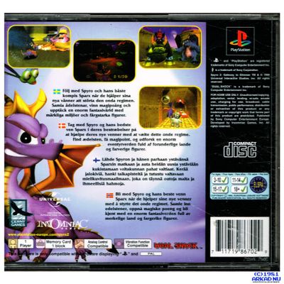 SPYRO 2 GATEWAY TO GLIMMER PS1