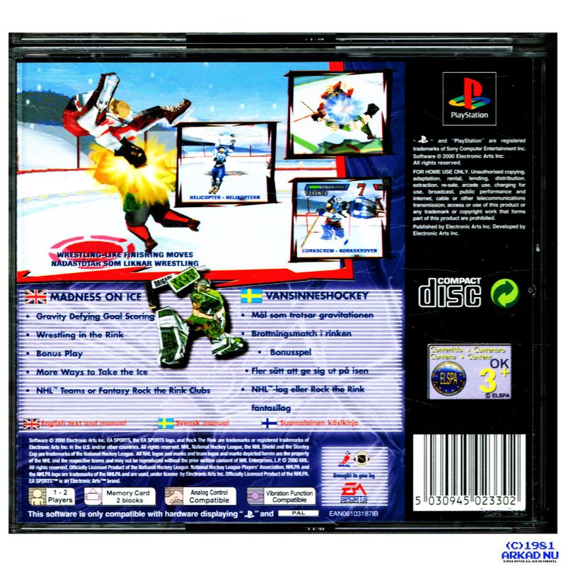 NHL ROCK THE RINK PS1