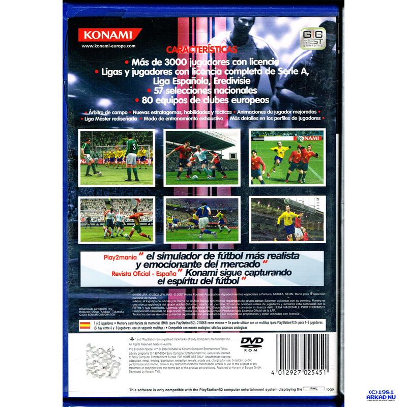 PRO EVOLUTION SOCCER 4 PS2