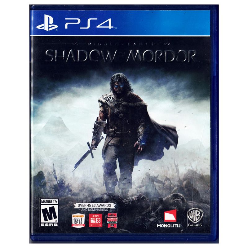 MIDDLE-EARTH SHADOW OF MORDOR PS4 NTSC USA