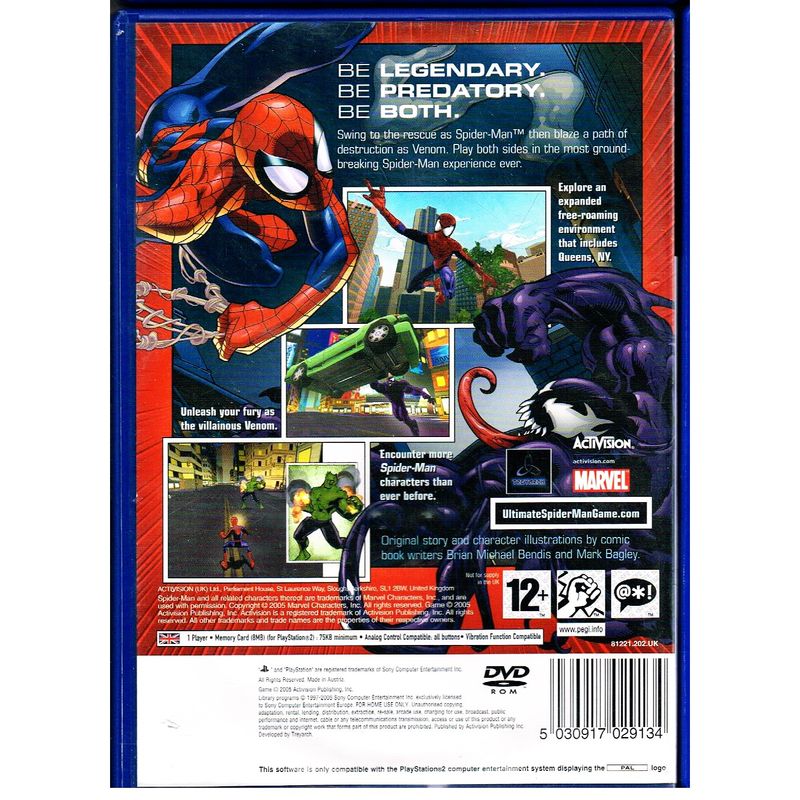 ULTIMATE SPIDER-MAN PS2