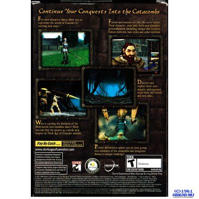 DARK AGE OF CAMELOT CATACOMBS PC BIGBOX
