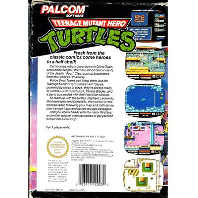 TEENAGE MUTANT HERO TURTLES NES SCN