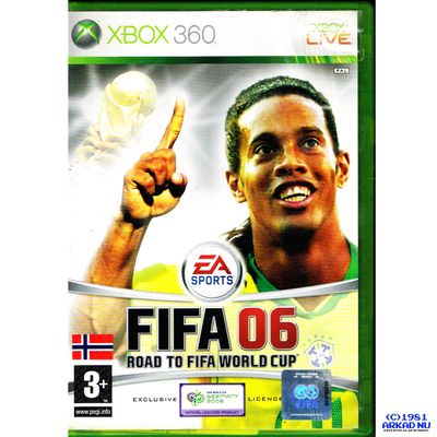 FIFA 06 ROAD TO FIFA WORLD CUP XBOX 360 NORSK UTGÅVA