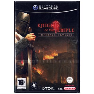 KNIGHTS OF THE TEMPLE INFERNAL CRUSADE GAMECUBE NYTT INPLASTAD