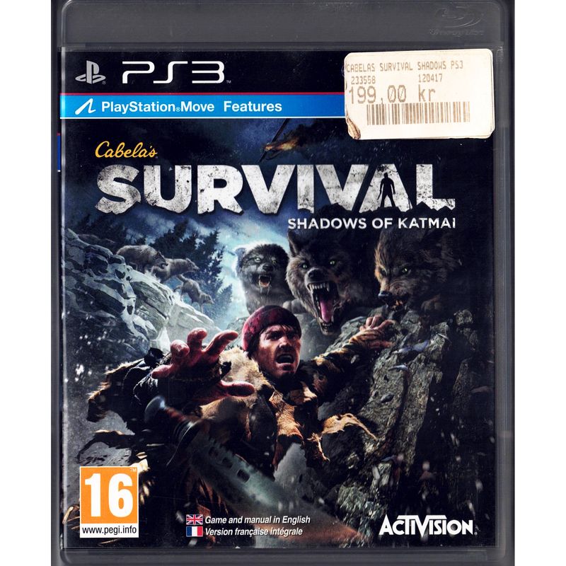 CABELAS SURVIVAL SHADOWS OF KATMAI PS3