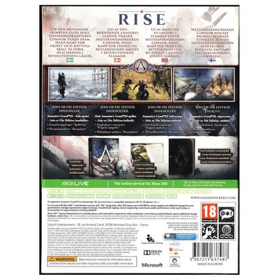 ASSASSINS CREED III JOIN OR DIE XBOX 360