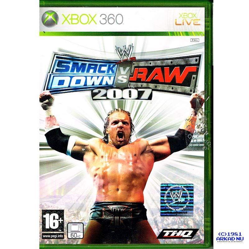 SMACKDOWN VS RAW 2007 XBOX 360