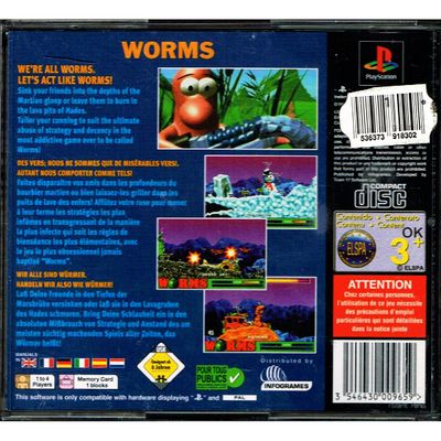 WORMS PS1