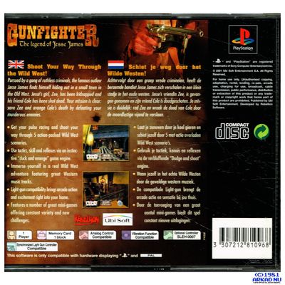 GUNFIGHTER THE LEGEND OF JESSE JAMES PS1