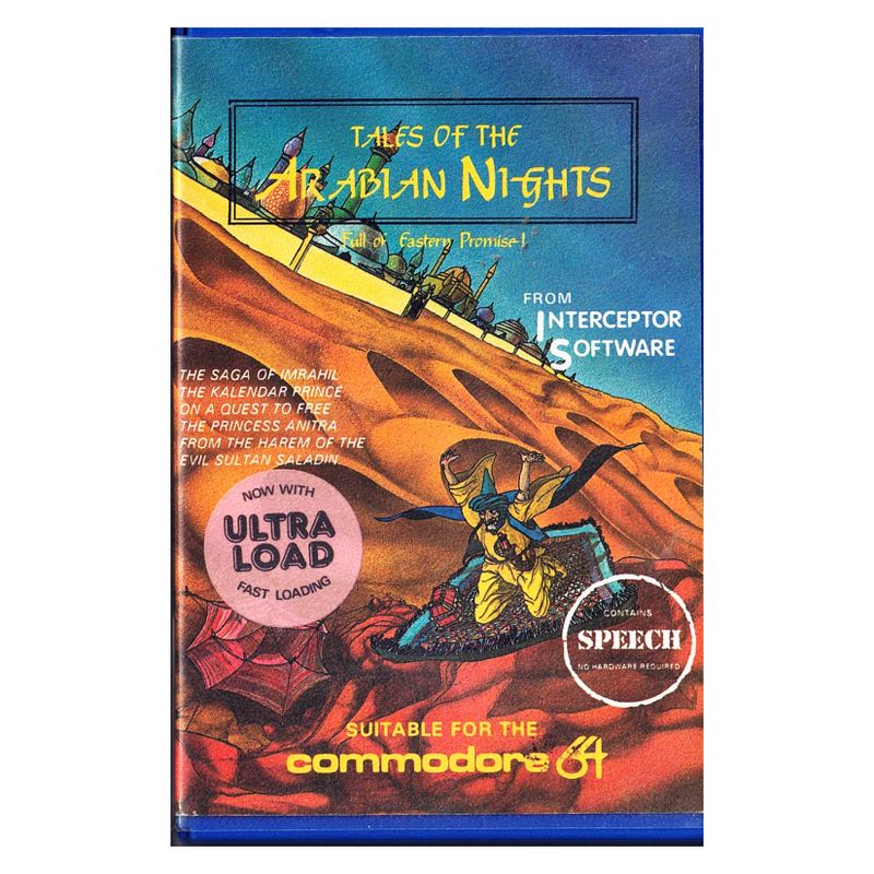 TALES OF THE ARABIAN NIGHTS C64 KASSETT