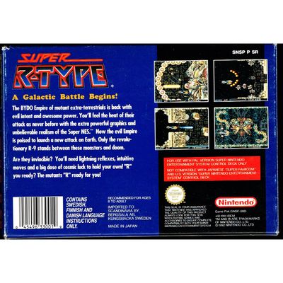 SUPER R-TYPE SNES SCN