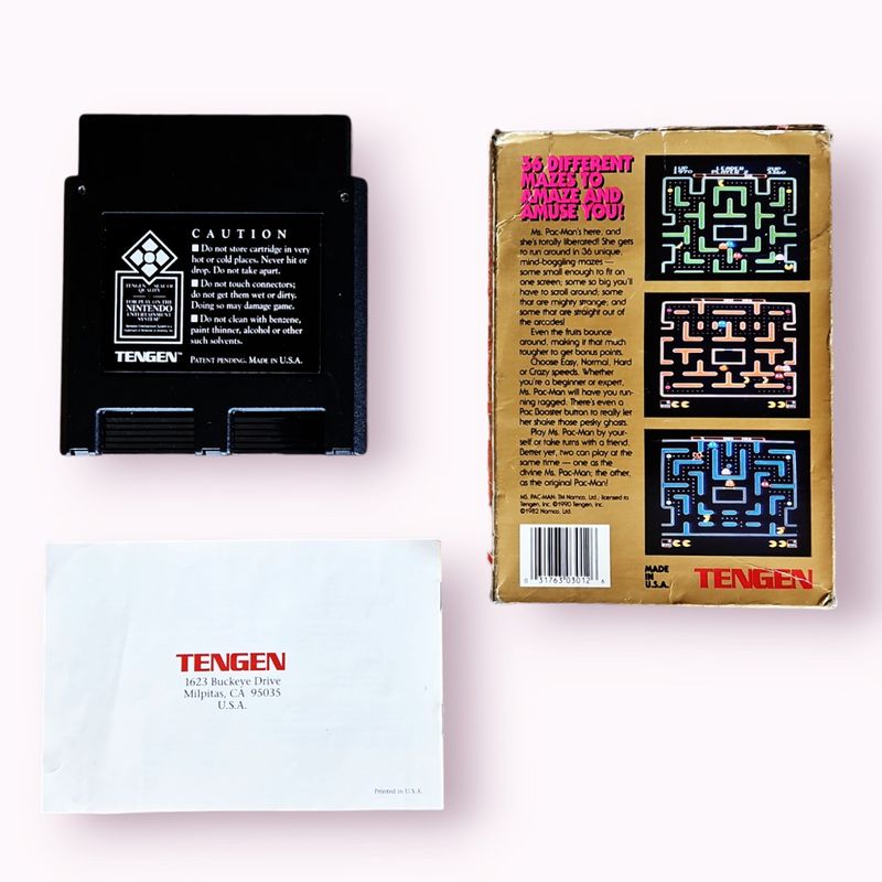 MS PAC-MAN NES TENGEN